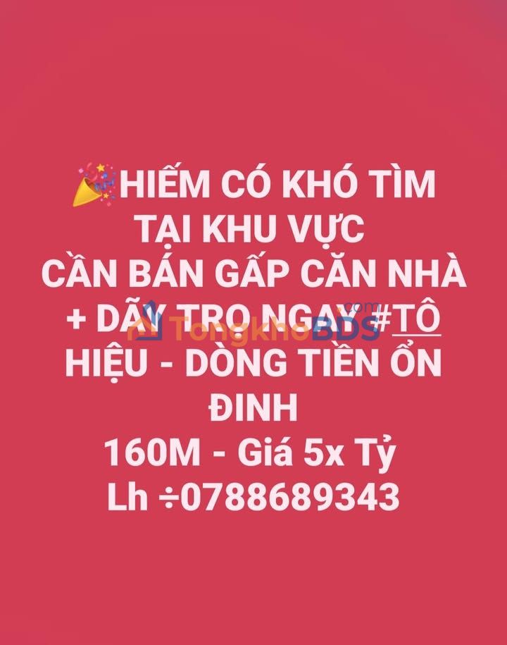 Nhà Tô Hiệu Thanh Khê 160m² giá 5 tỷ - Chính chủ bán