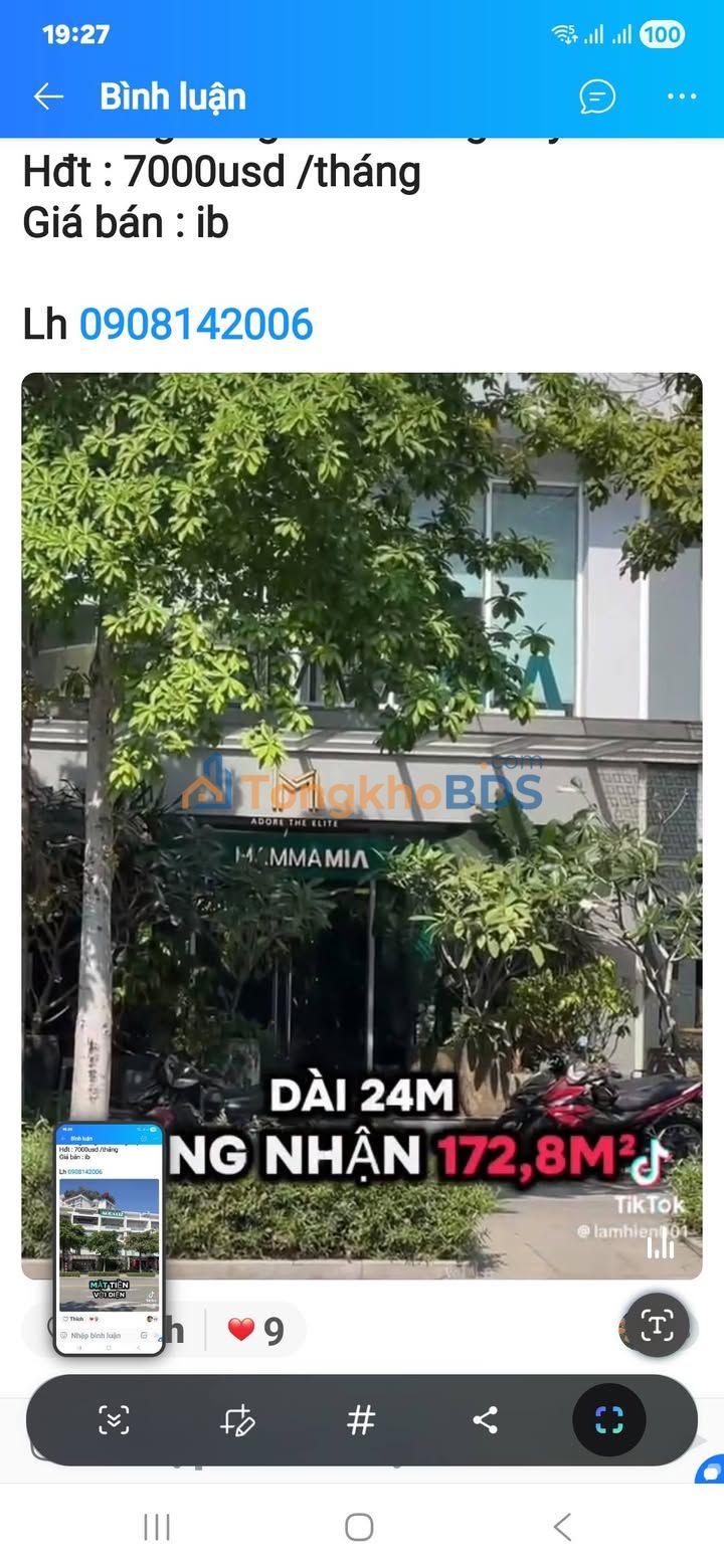 Shophouse Nguyễn Cơ Thạch 173m² Thủ Đức - Mặt tiền kinh doanh