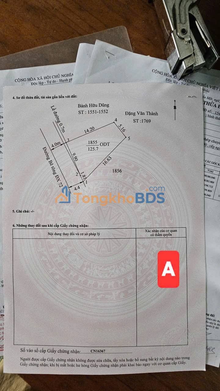Đất nền Thủ Dầu Một 95m² 2.05 tỷ - Sổ đỏ chính chủ