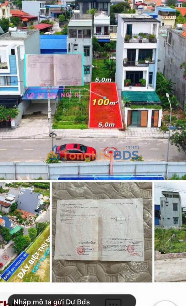 Đất nền Văn Phú Valata Thuỷ Nguyên 100m² - Chính chủ bán