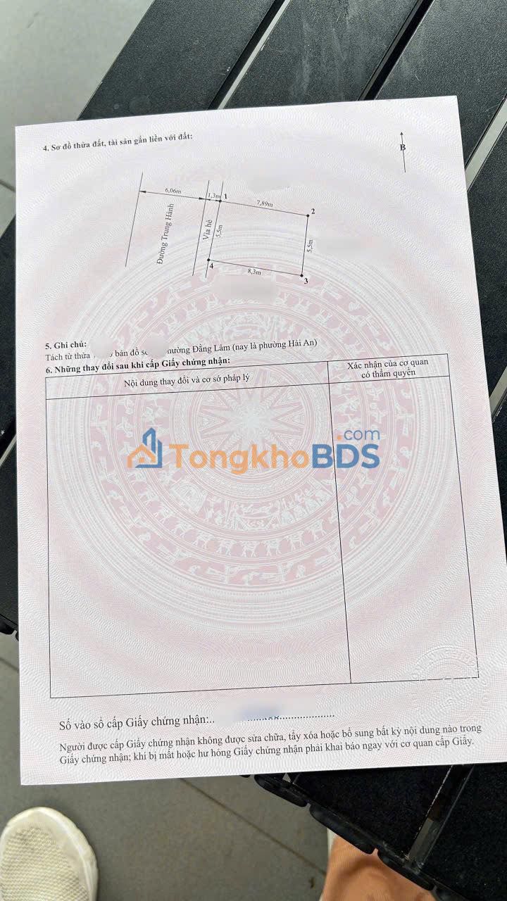 Đất nền Hải An 45m² giá 4.85 tỷ - Sổ đỏ chính chủ