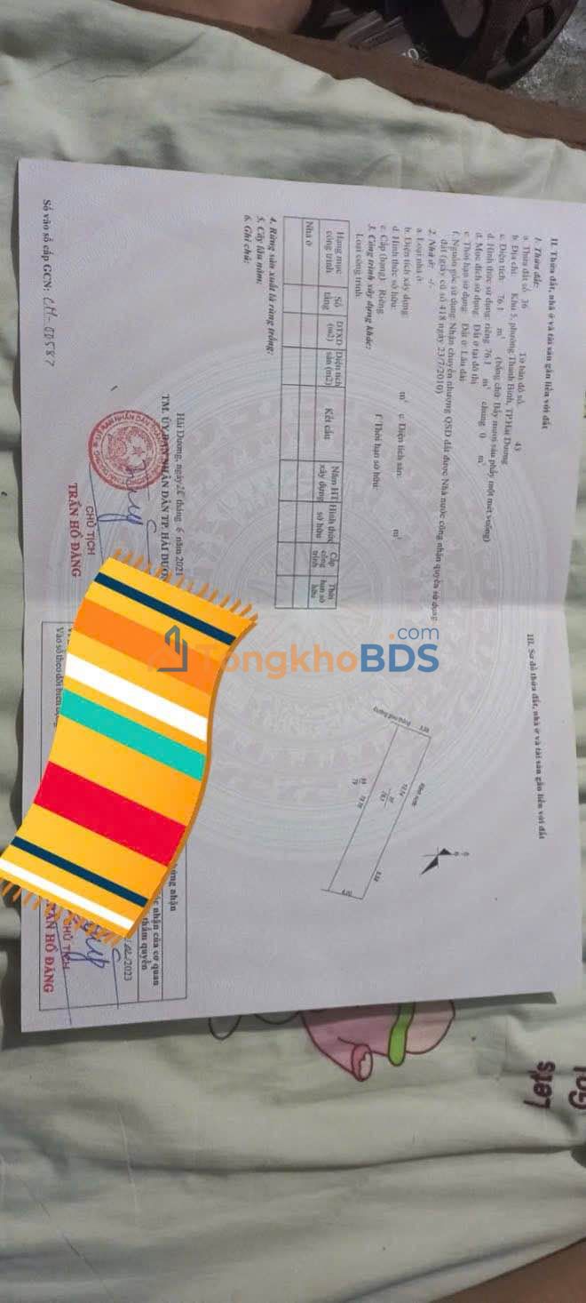 Đất nền Hải Dương Đuc Minh 76m² 1.9 tỷ - Sổ đỏ chính chủ