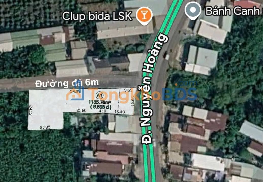 Đất nền Nguyễn Hoàng Cây Gáo 1.100m² 5.8 tỷ - Sổ đỏ chính chủ