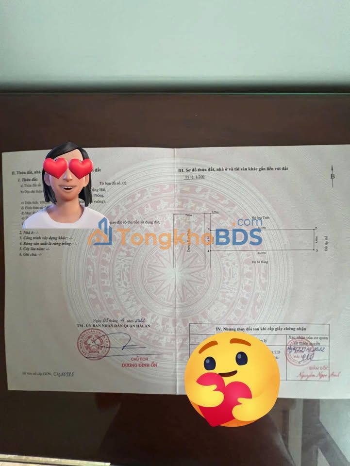 Đất Bảo Phúc Hải An 100m² 6.2 tỷ - Sổ đỏ chính chủ