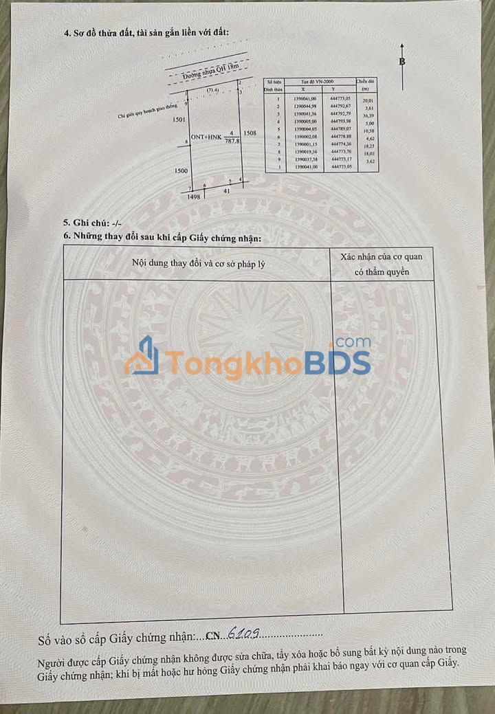 Đất nền Tuôr B Dray Sáp 940m² 63.92 tỷ - Sổ đỏ chính chủ