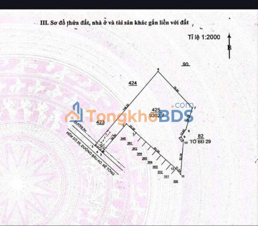 Đất nền Phước Vĩnh 9300m² giá 6 tỷ - Sổ đỏ chính chủ