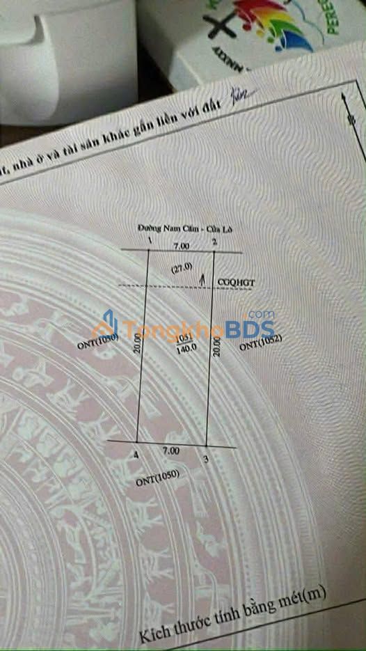 Đất nền Khánh Hải 140m² giá thỏa thuận - Sổ đỏ chính chủ