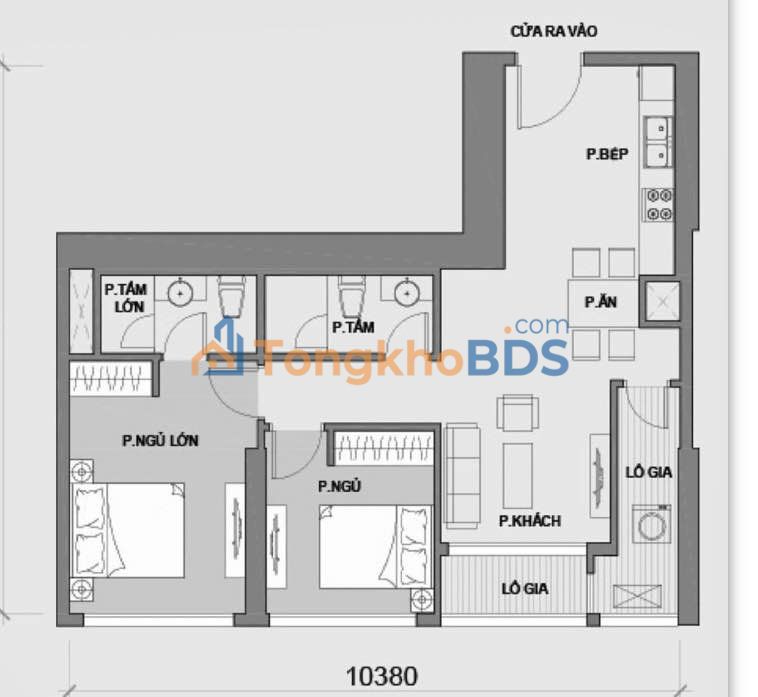 Căn hộ Vinhomes Central Park Bình Thạnh 73m² 26 triệu - View đẹp