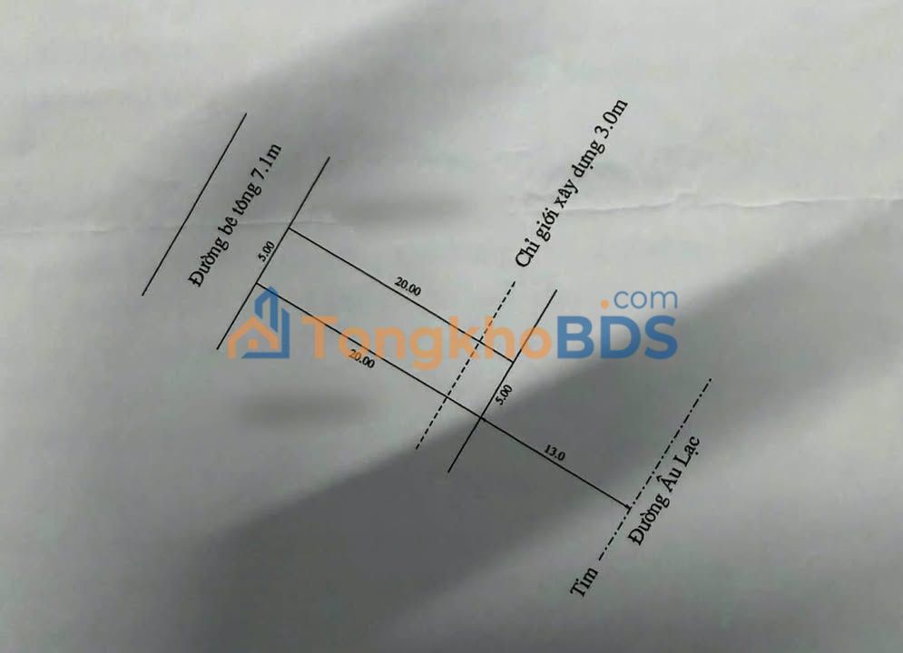 Đất nền Âu Lạc Huế 100m² giá 7 tỷ - Đường lớn ôtô