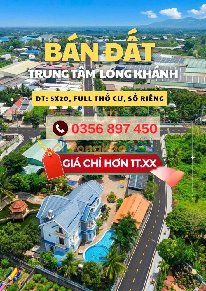 Đất nền Long Khánh 200m² 7xxtr - Sổ đỏ chính chủ