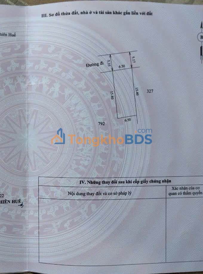 Đất nền Quảng Thọ Quảng Điền 100m2 400-499 triệu - Đường ô tô