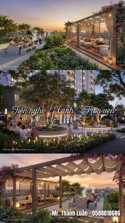 Căn hộ Eco Garden Sông Thương 35m² thỏa thuận - View đẹp