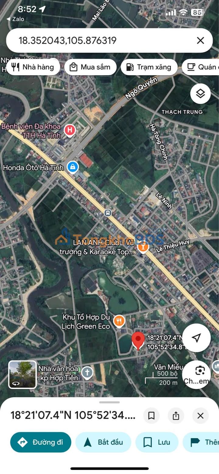 Đất Thạch Linh Hà Tĩnh 100m² 2.2 tỷ - Tiềm năng tăng giá