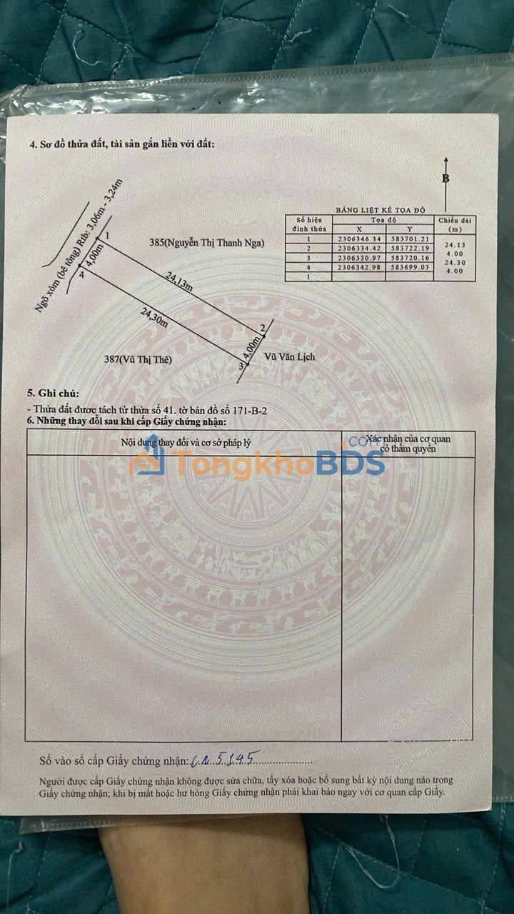 Đất nền Trường Thành An Lão 96m² 1,5 tỷ - Sổ đỏ
