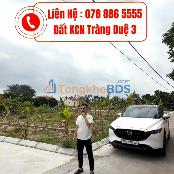 Đất KCN Tràng Duệ 3 Bát Trang 70m² 680 triệu - Hạ tầng hoàn thiện