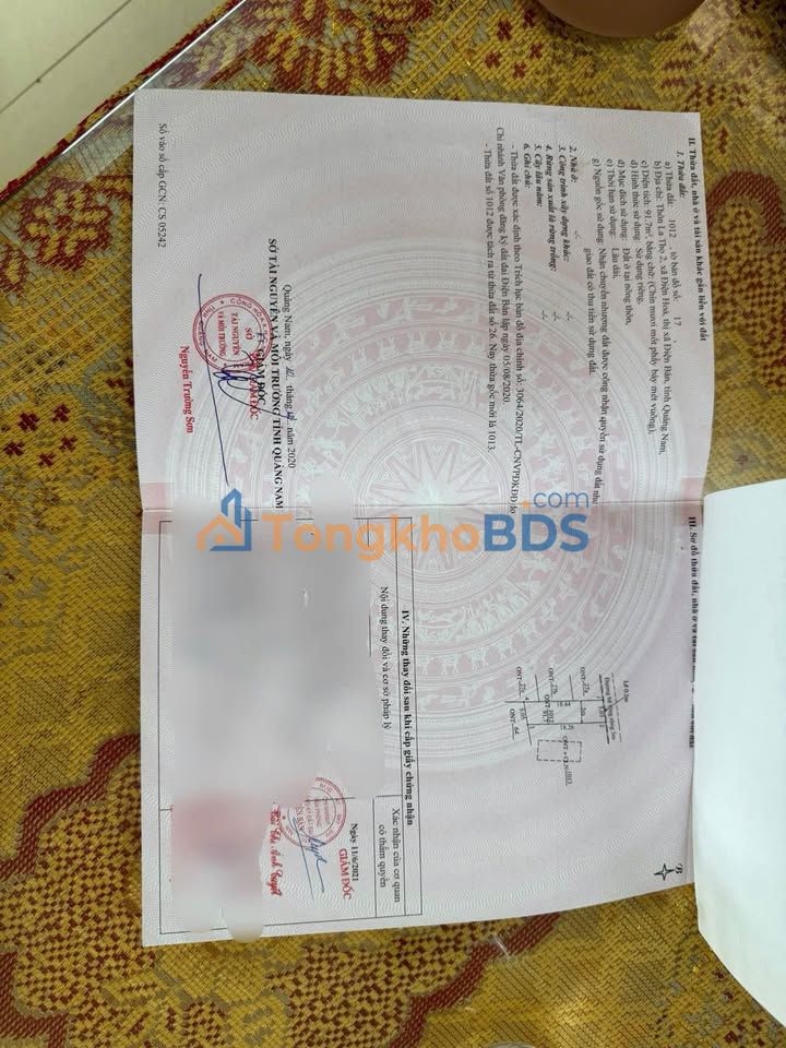 Đất nền La Thọ 2 Điện Hòa 95m² 1.1 tỷ Tiềm năng tăng giá