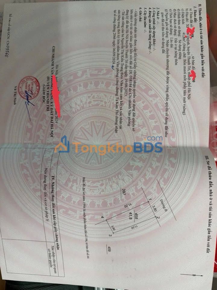 Nhà riêng Vĩnh Quỳnh Thanh Trì 42m² 6.9 tỷ - Chính chủ bán