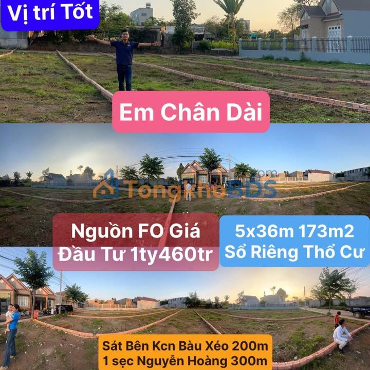 Đất nền Trảng Bom 173m² 1,46 tỷ - Sổ đỏ chính chủ