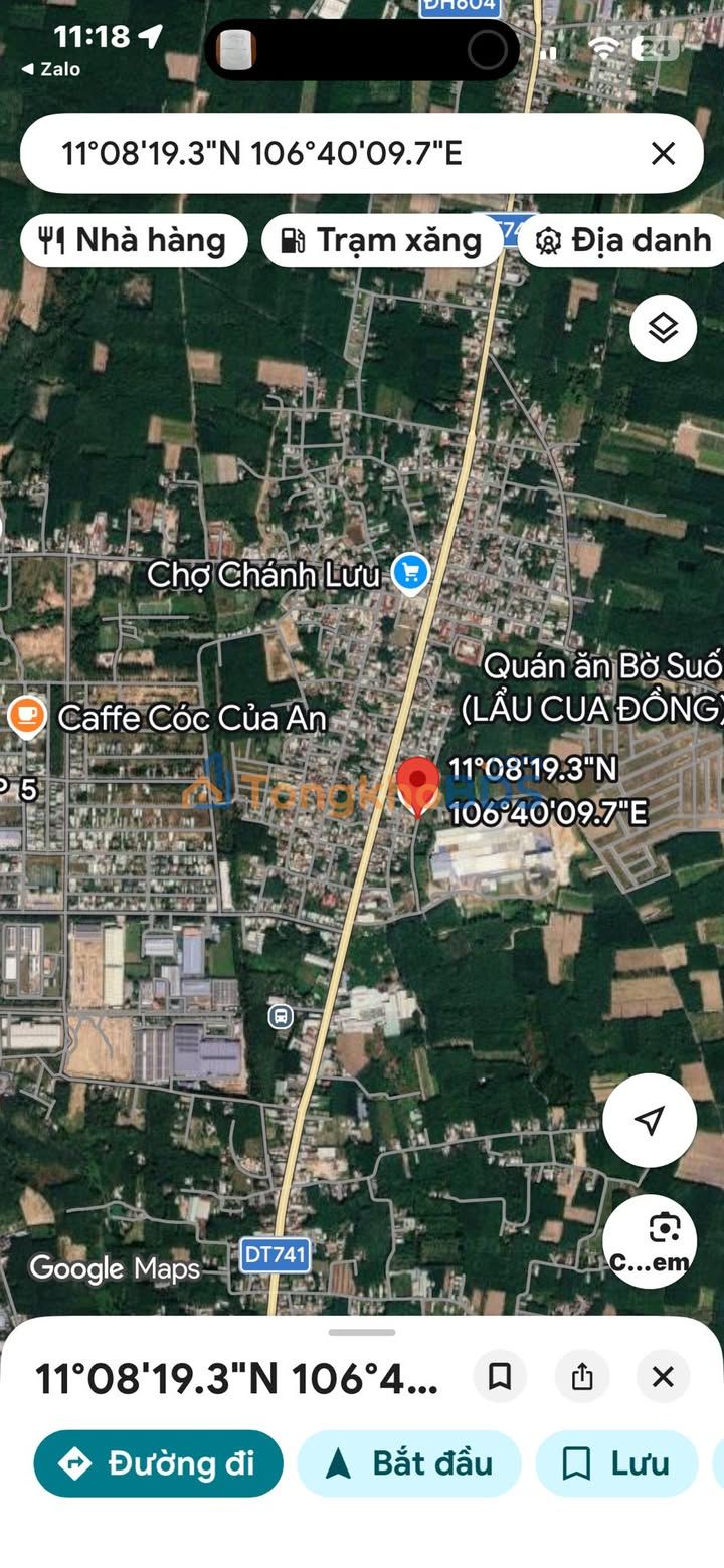 Đất Chánh Mỹ Thủ Dầu Một 150m² 1.2 tỷ - Sổ đỏ chính chủ