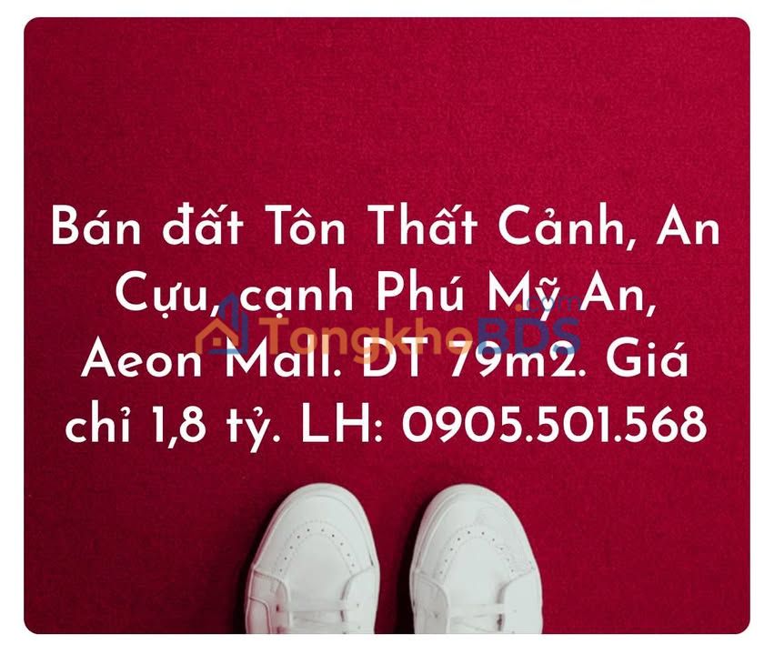 Đất Tôn Thất Cảnh Huế 79m² giá 1,8 tỷ - Đường ô tô