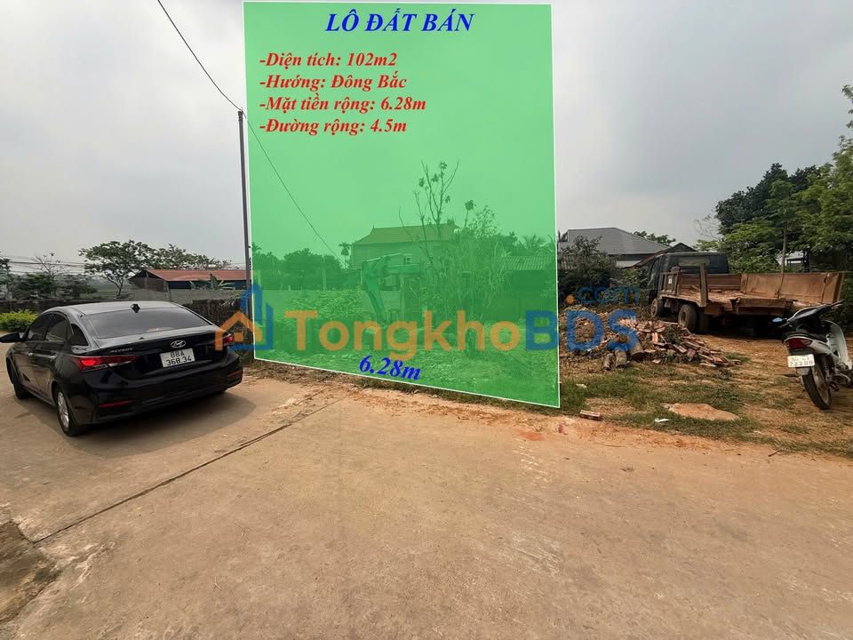 Đất nền Trại Giềng 102m² giá 8xx triệu - Đường ô tô