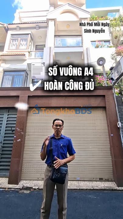 Nhà Hoàng Hoa Thám P13 140m² 24.5 tỷ - Ô tô vào tận nhà