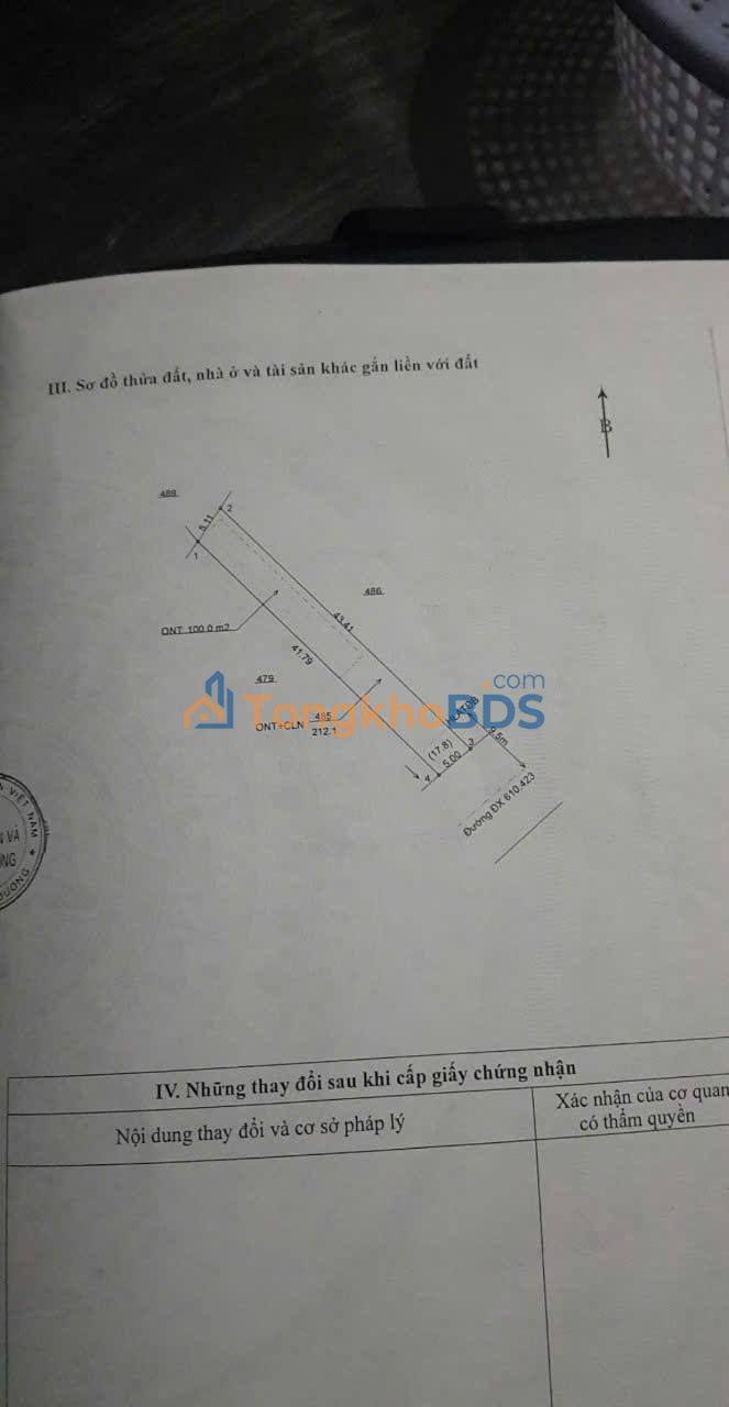 Đất nền An Tây Bến Cát 210m² 3.3 tỷ - Thổ cư 100%