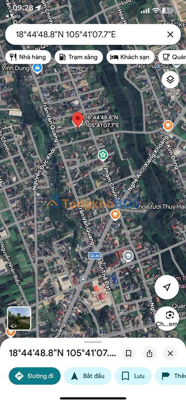 Đất nền Phạm Chinh Vinh 115m² 2,4 tỷ – Sổ đỏ chính chủ