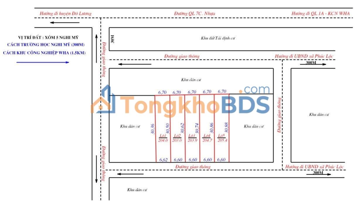 Đất nền Nghi Mỹ Nghi Lộc 200m² giá 1 tỷ - Sổ đỏ chính chủ