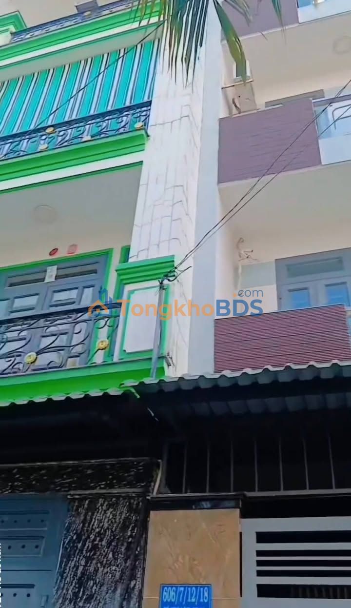 Nhà 4 tầng An Lạc Bình Tân 56m² giá 6.3 tỷ - Ô tô vào tận nhà