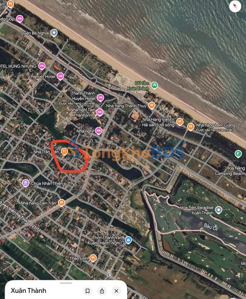 Đất Xuân Thành Nghi Xuân 386m² - Sổ hồng chính chủ