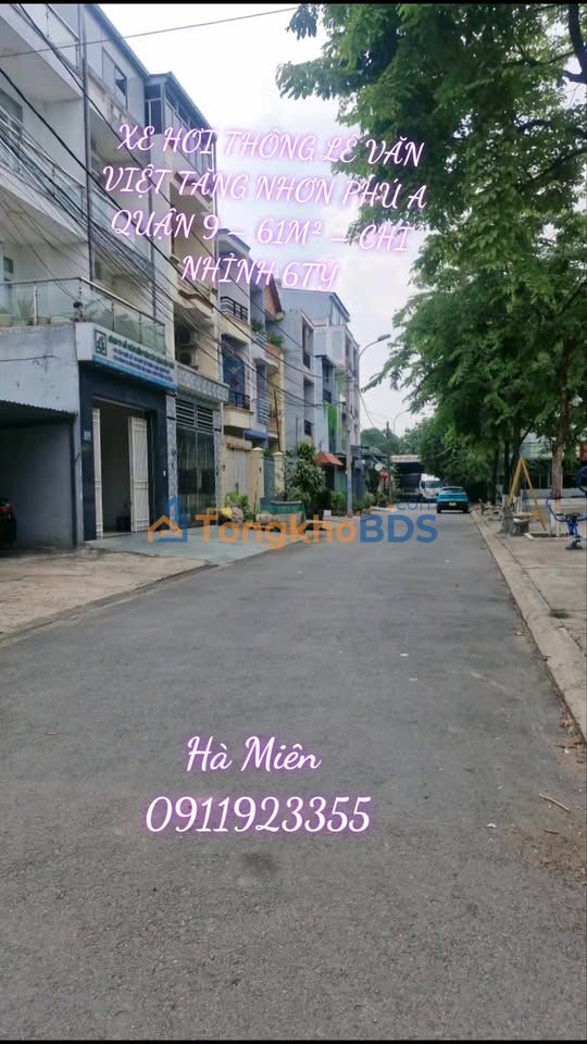 Nhà hẻm Lê Văn Việt Thủ Đức 61m² thỏa thuận - Sẵn sàng ở ngay