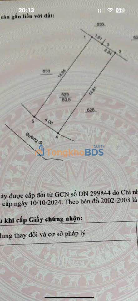 Đất Viên Sơn Sơn Tây 60m² 2 tỷ - Vị trí đẹp