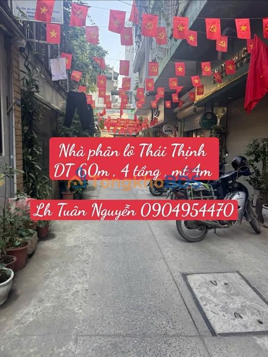 Nhà phố Thái Thịnh Đống Đa 60m2 21.5 tỷ - Mặt tiền kinh doanh