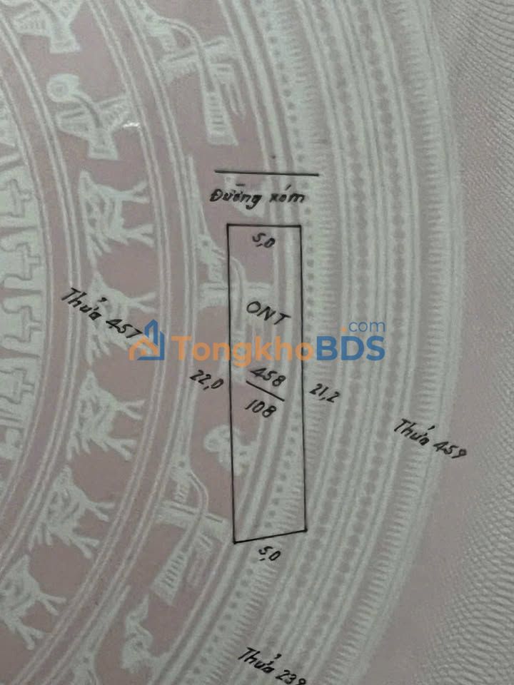 Đất Đại Sơn Tứ Kỳ 108m² thổ cư - Sổ đỏ chính chủ