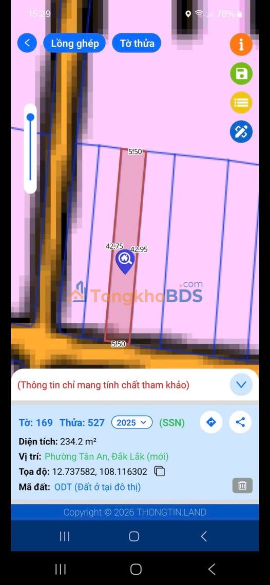 Nhà phố Đạt Lý Buôn Ma Thuột 236m² 2.29 tỷ - Mặt tiền kinh doanh