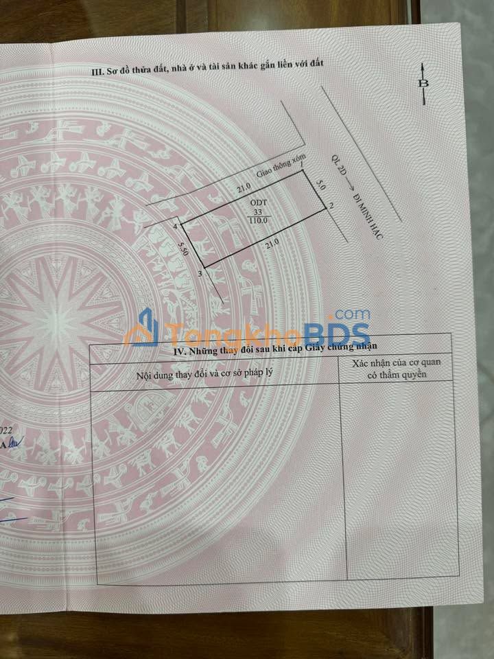 Đất nền Hạ Hòa Phú Thọ 105m² - Sổ đỏ chính chủ