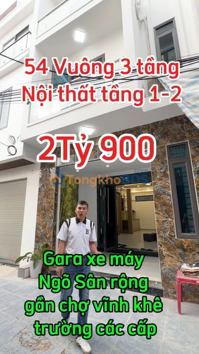 Nhà An Đồng Hải Phòng 54m² 2.9 tỷ - Chính chủ bán