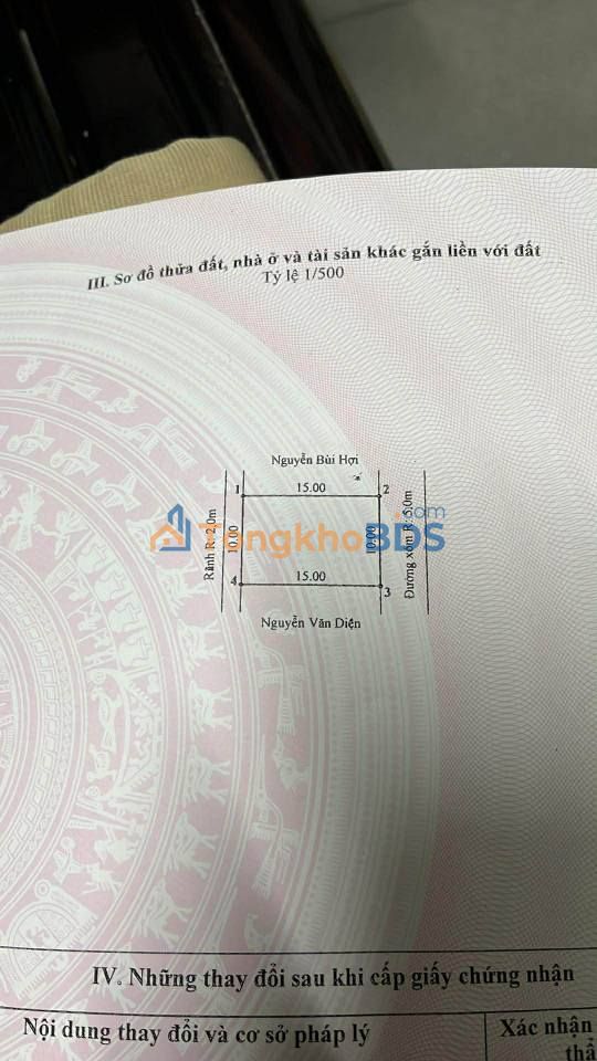 Đất nền Dương Quan Thuỷ Nguyên 150m² 5.55 tỷ - Đường to ô tô