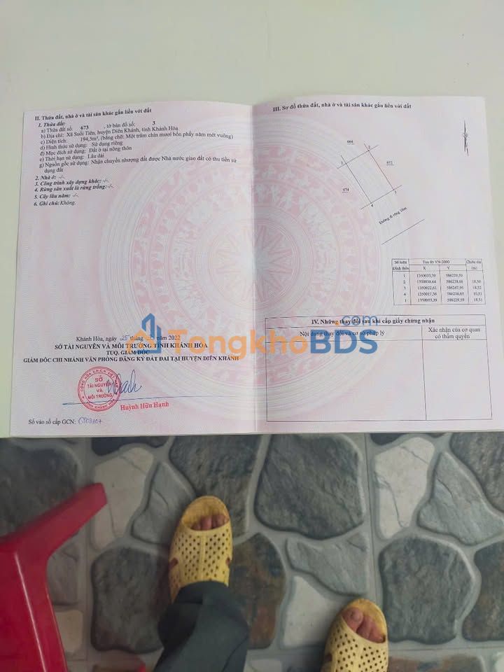 Nhà riêng Suối Tiên Nha Trang 194m² 3 tỷ - Ô tô vào tận nhà