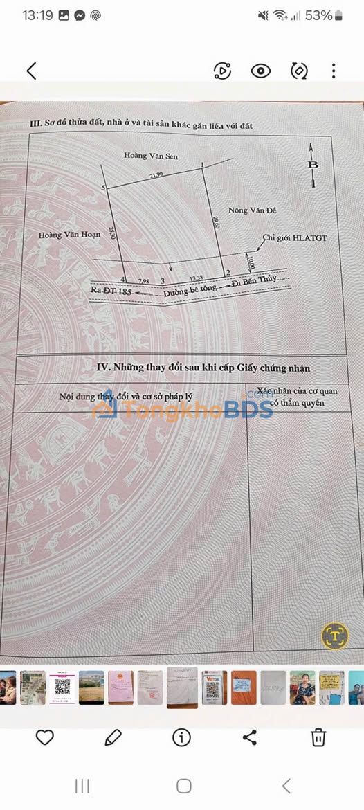 Đất Lâm Bình QL2 660m² giá thỏa thuận - Đường to ô tô