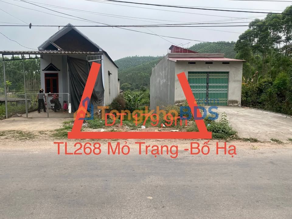 Đất nền TL268 Bắc Ninh 180m² 5m mặt tiền - Giá tốt hiếm có