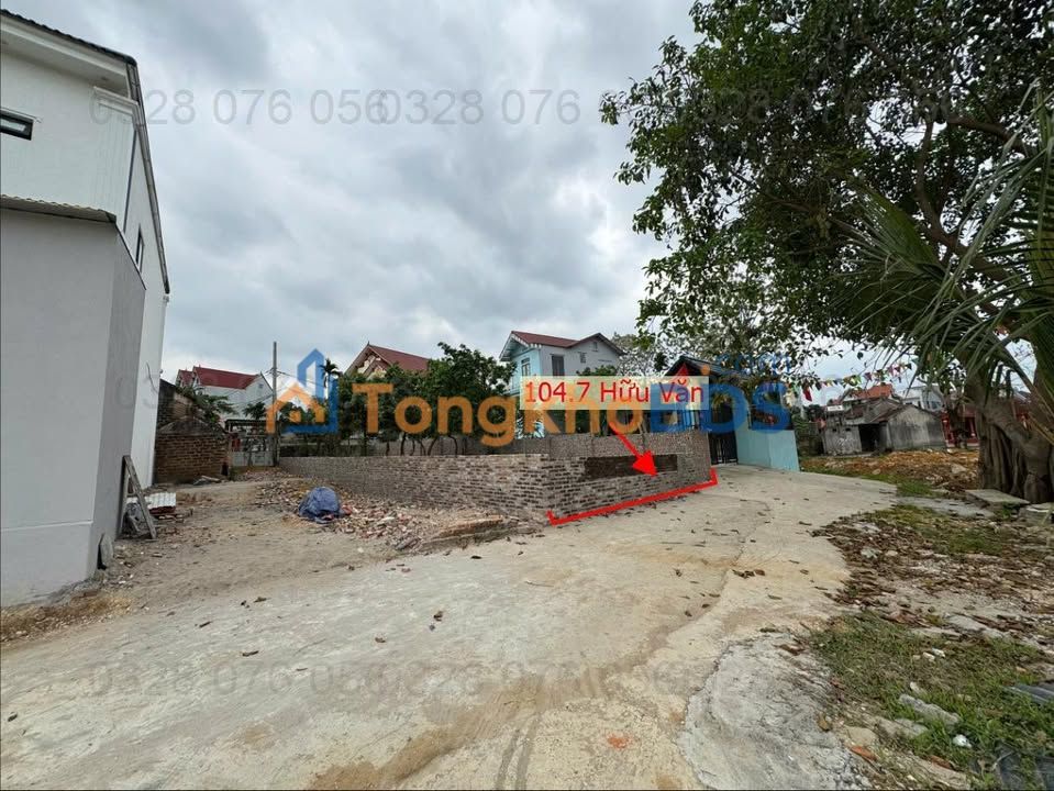 Đất thổ cư Hữu Văn 105m² 2.5-3 tỷ - Pháp lý rõ ràng