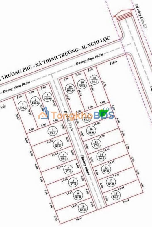Đất nền Nghi Ân Vinh 81m² 1.33 tỷ - Sổ đỏ chính chủ