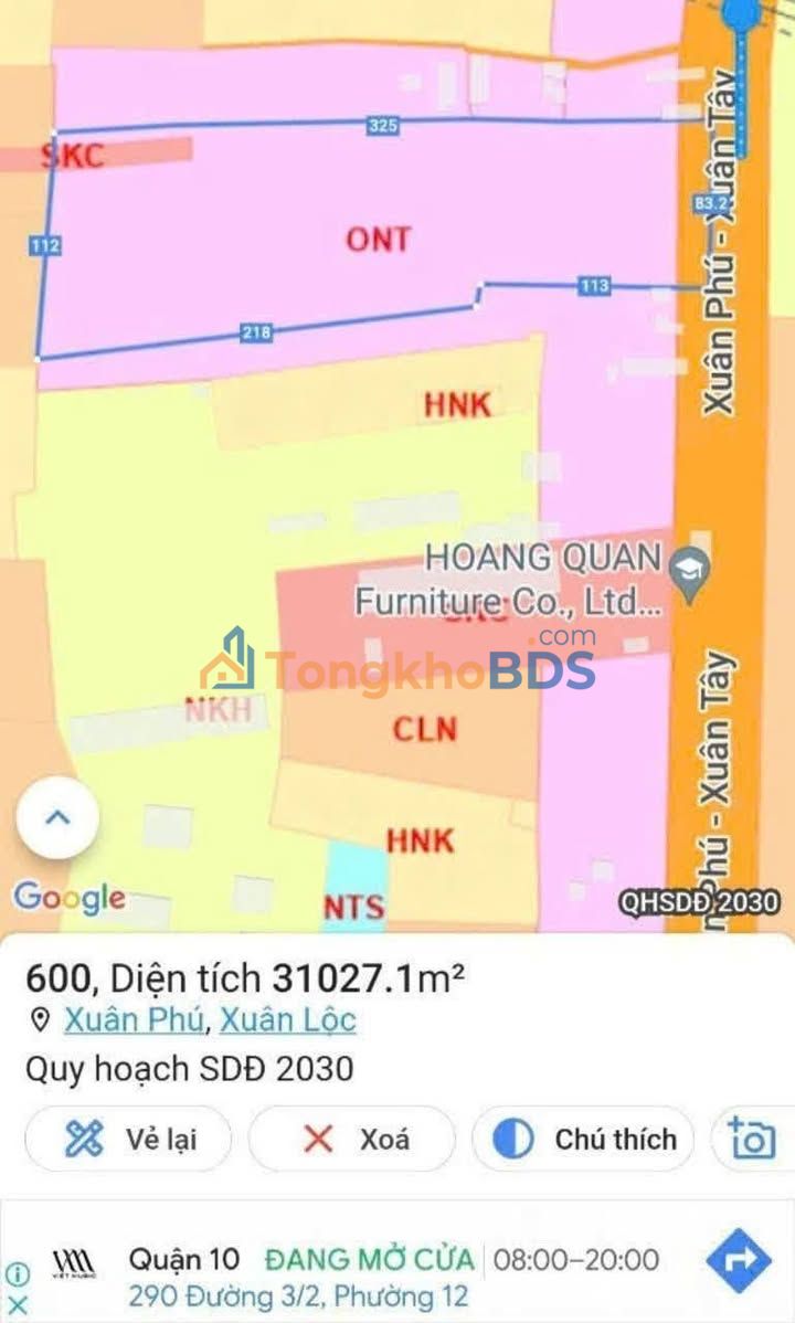 Đất nền Xuân Phú Xuân Lộc 11.000m² 1.8tr/m² Sổ đỏ