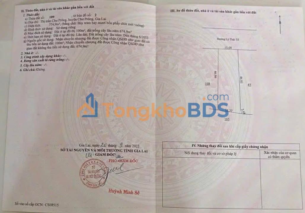 Đất nền Chư Pưh Gia Lai 690m² 1 tỷ - Đất thổ cư 100%