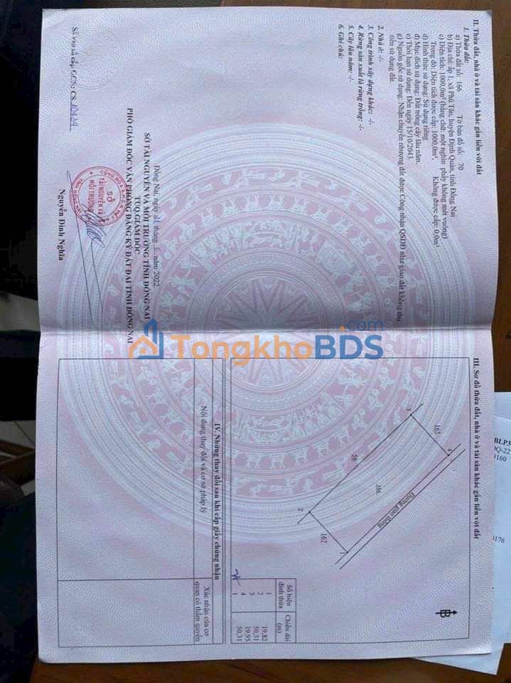 Đất nền Phú Vinh Định Quán 100m² 150 triệu - Đường to ô tô