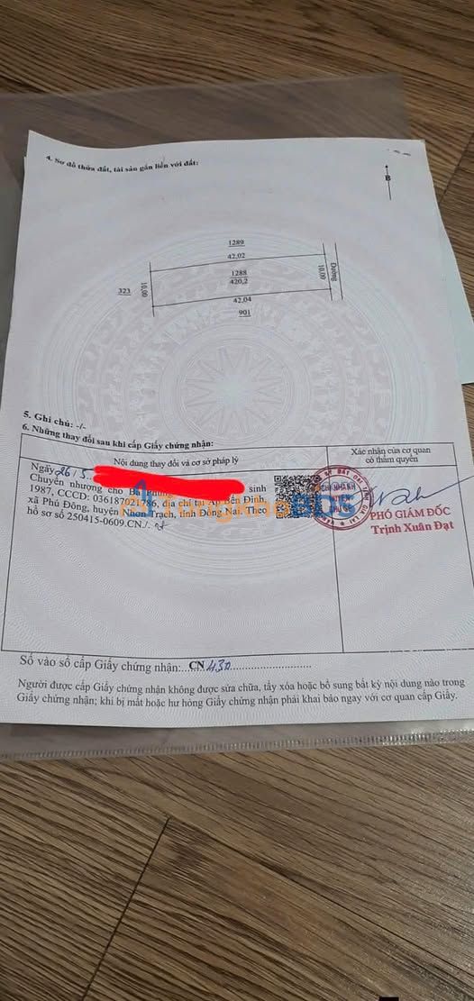 Đất nền Thị trấn Chư Sê 420m² 1.3 tỷ - Sổ hồng chính chủ