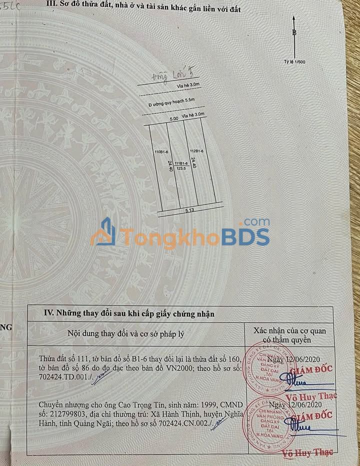 Đất tái định cư Hòa Liên 125m² giá thỏa thuận - Đường to ô tô