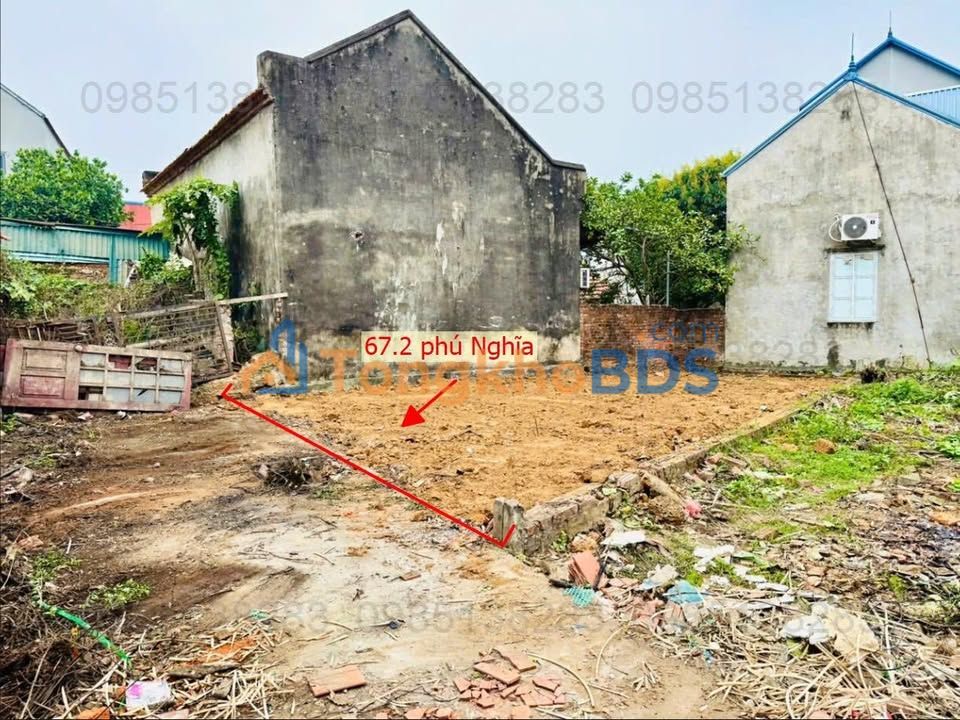 Đất thổ cư Phú Nghĩa Chương Mỹ 67m² 1 tỷ - Đất thổ cư 100%